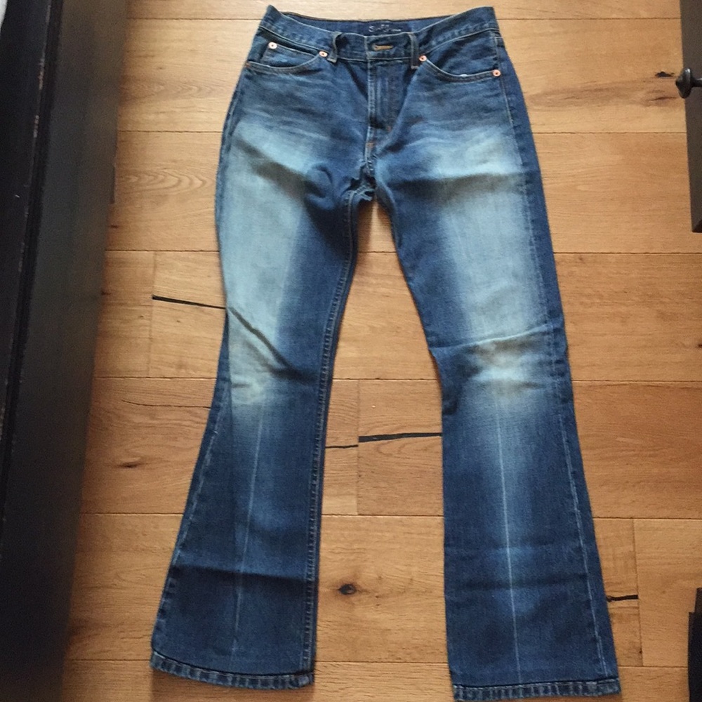 Earl Jean faded blue denim jeans